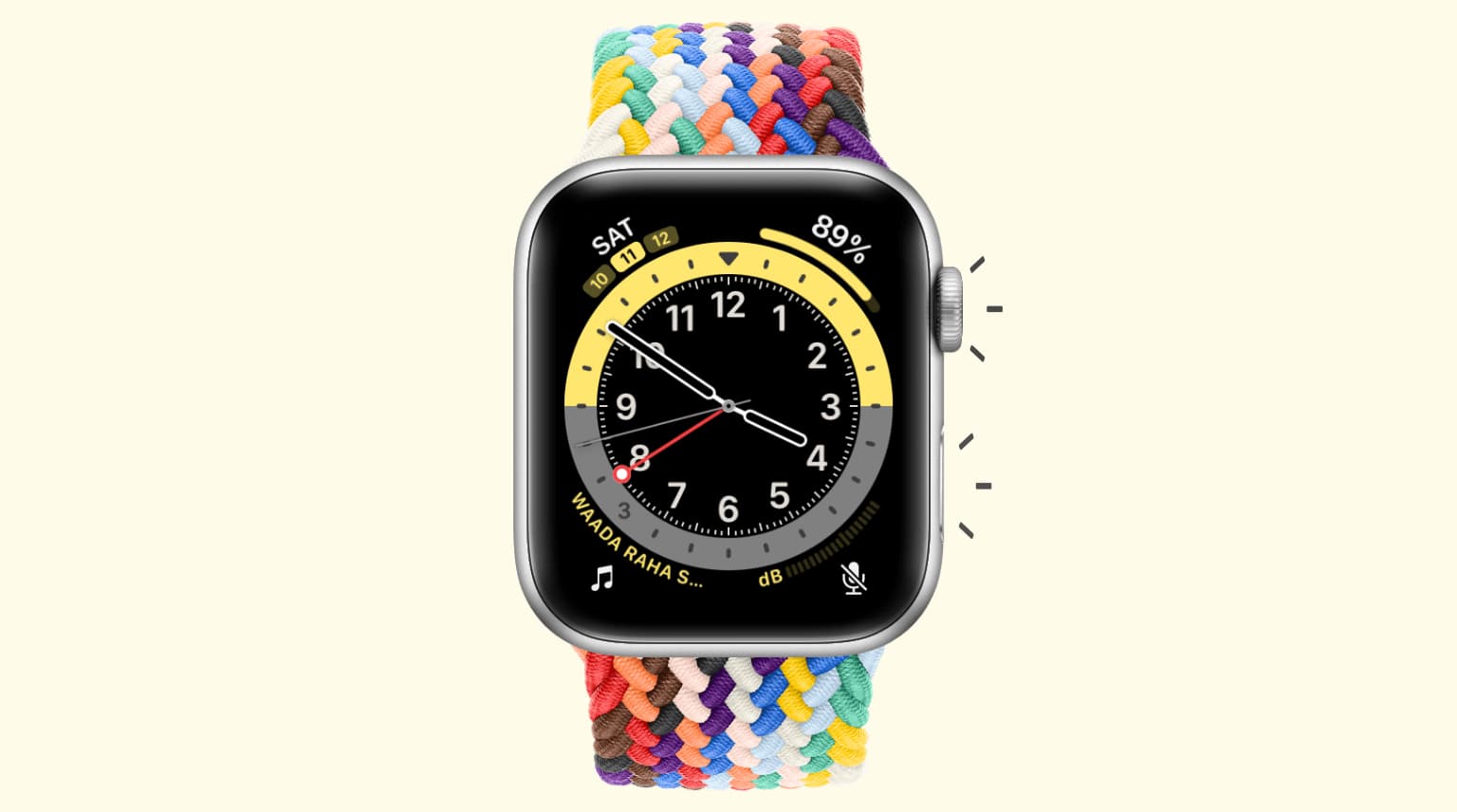 Apple Watch showing how to take screenshot