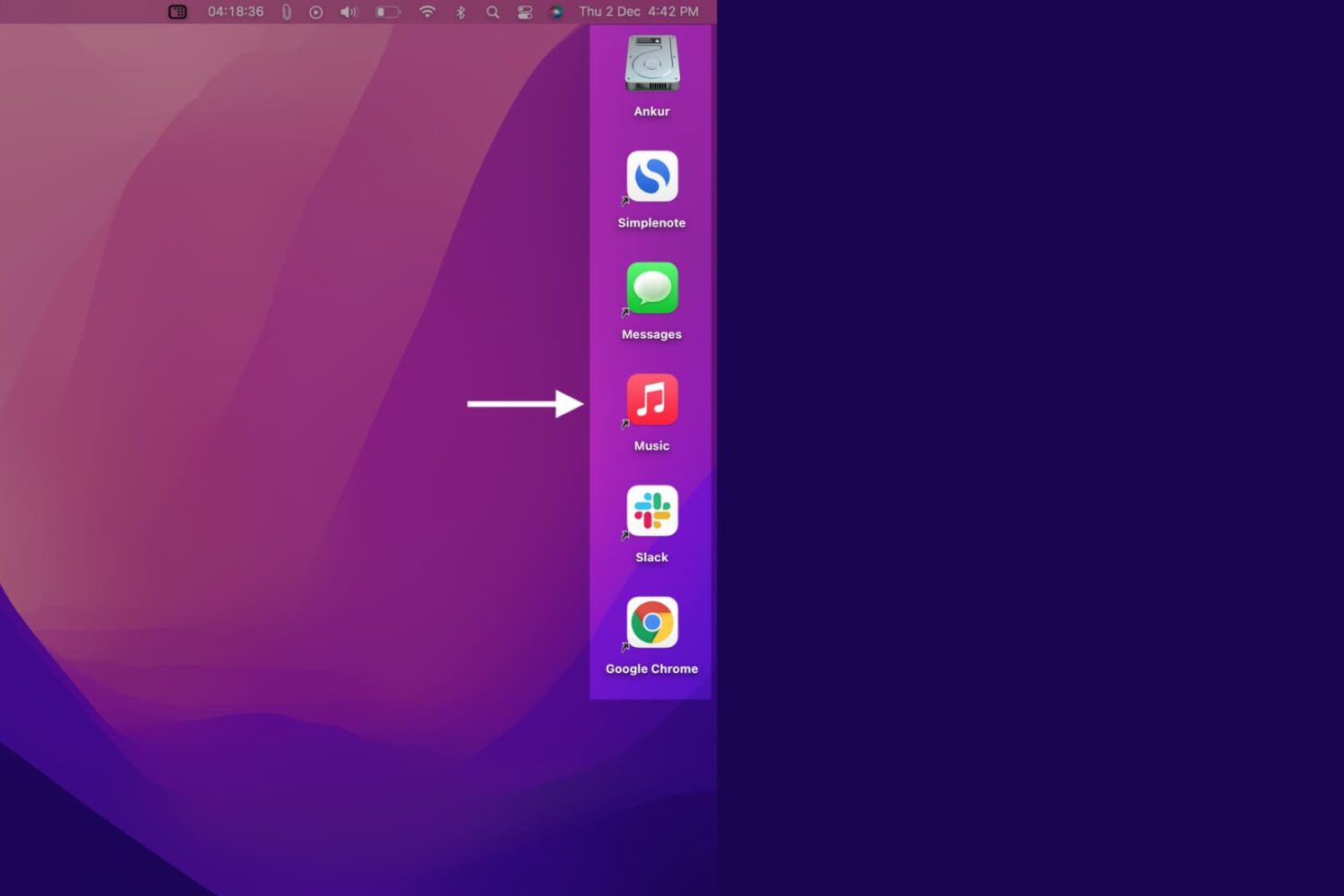 Windows like app icons on Mac desktop