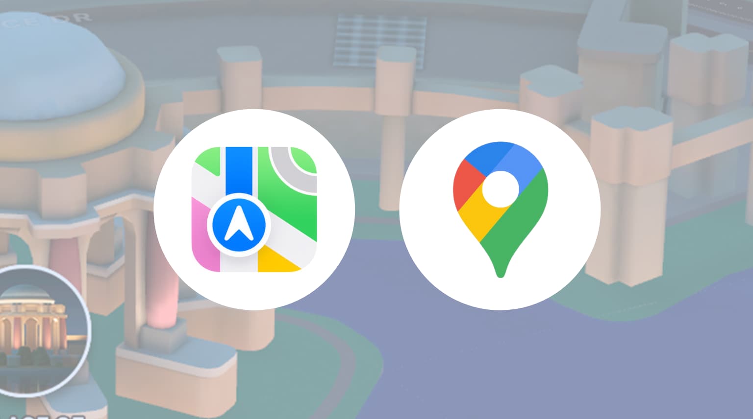 Blur personal details in Apple Maps and Google Maps