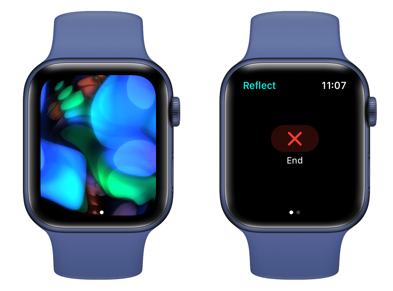 End Reflect session on Apple Watch