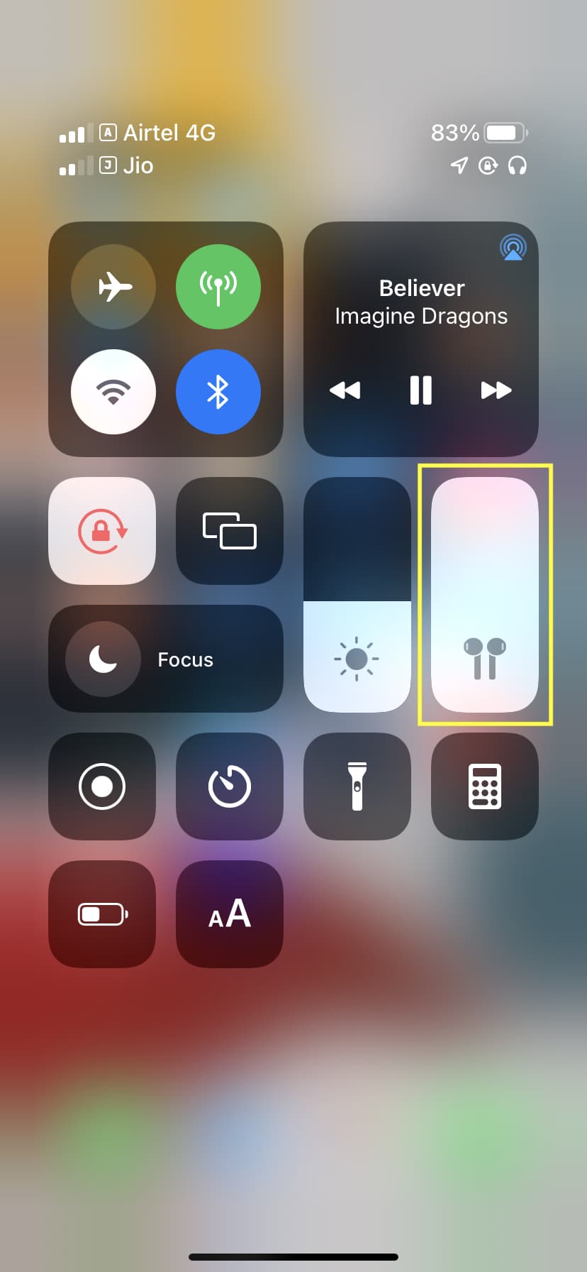 Increase AirPods volume