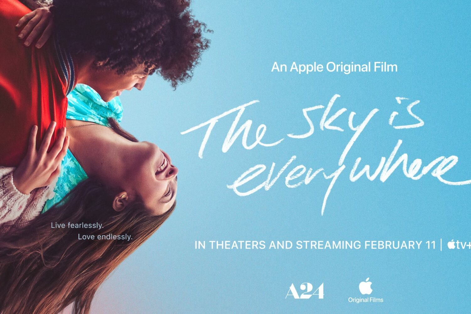 Poster artwork for “The Sky is Everywhere,” an Apple TV+ film adaptation of the young adult novel of the same name by Sandy Nelson