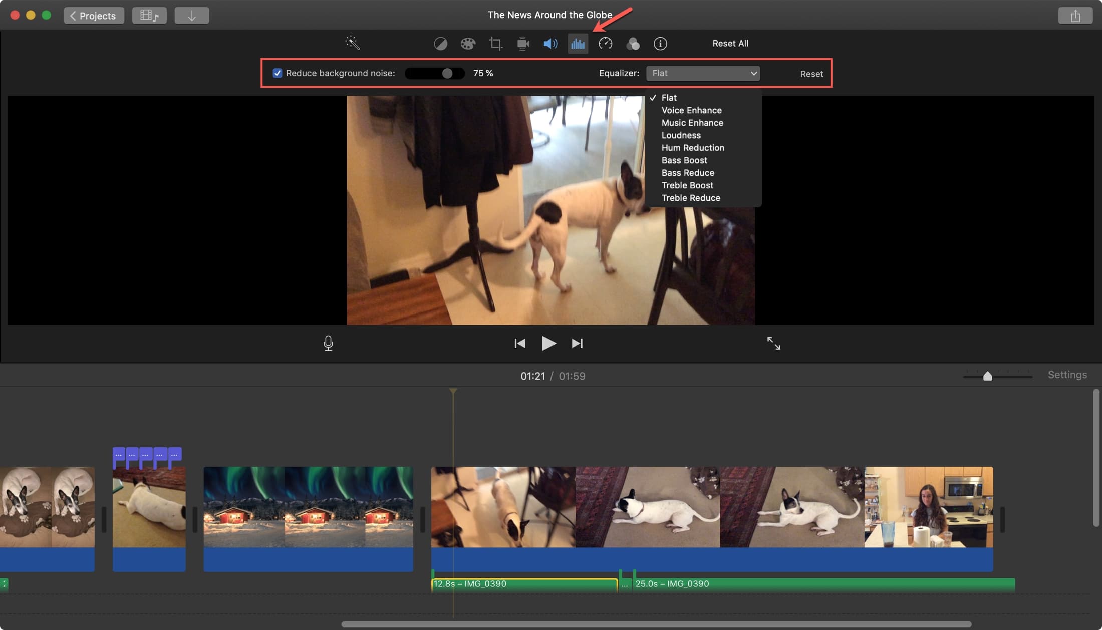 iMovie Remove Background Noise Mac