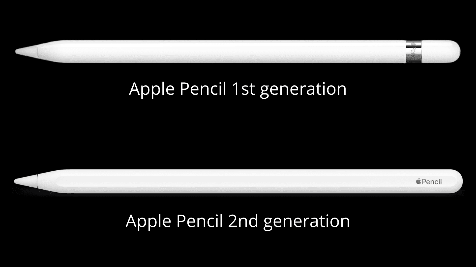 Apple Pencil 1st and 2nd generation