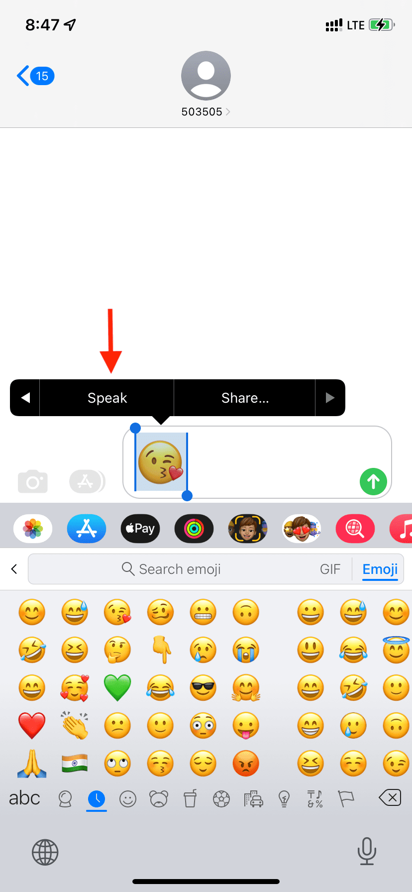 Meaning of Emoji spoken on iPhone
