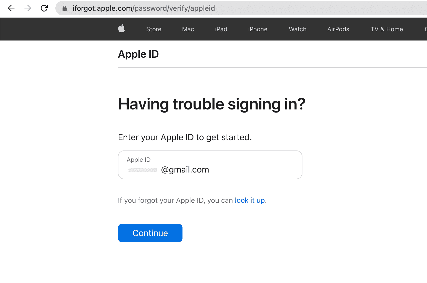 Reset Apple ID password to fix disabled or locked Apple ID