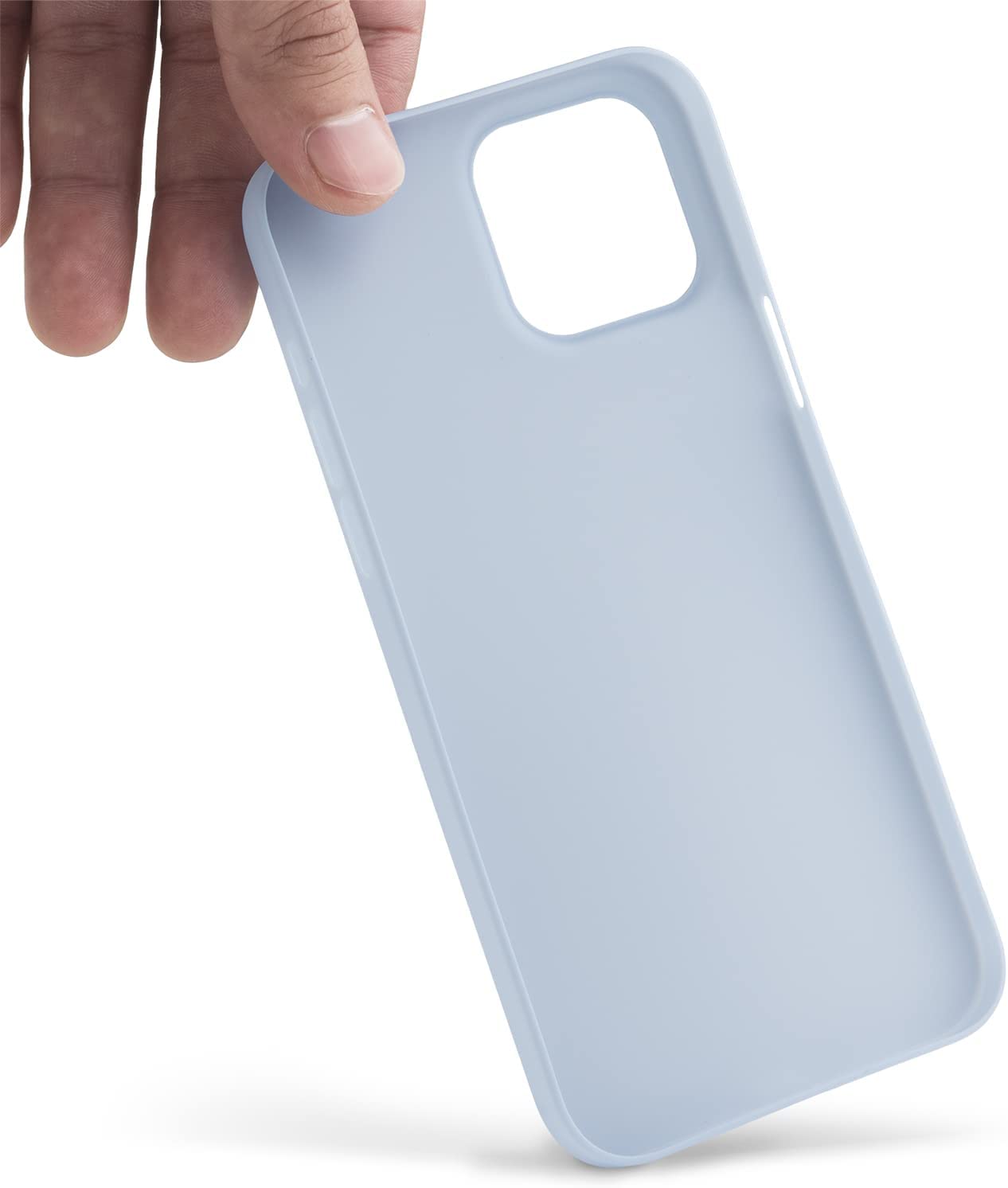 Totallee's marketing image displaying the inside of its Sierra Blue smartphone case for iPhone 13 Pro and iPhone 13 Pro Max