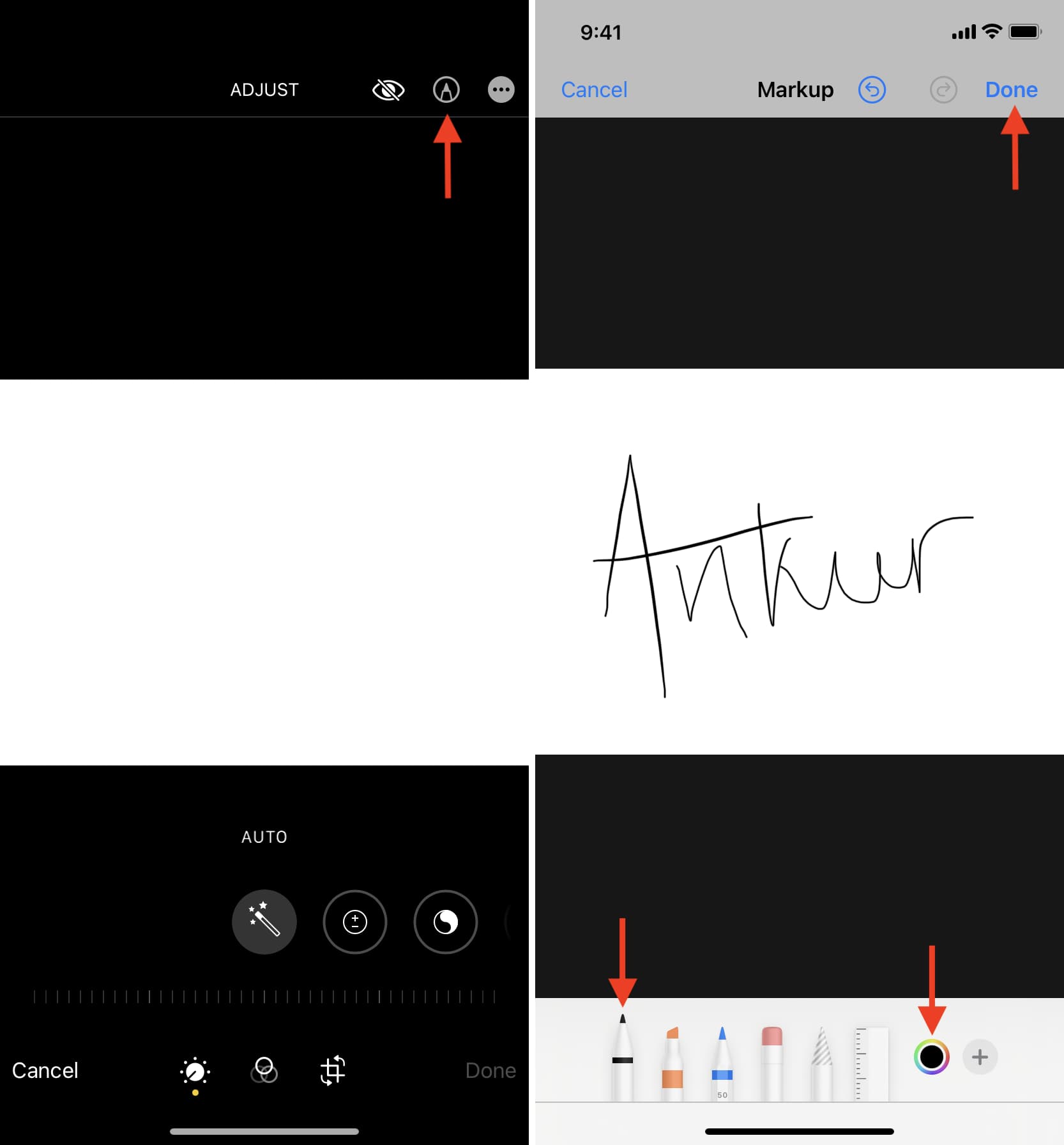 Use Markup to draw your signature on iPhone or iPad