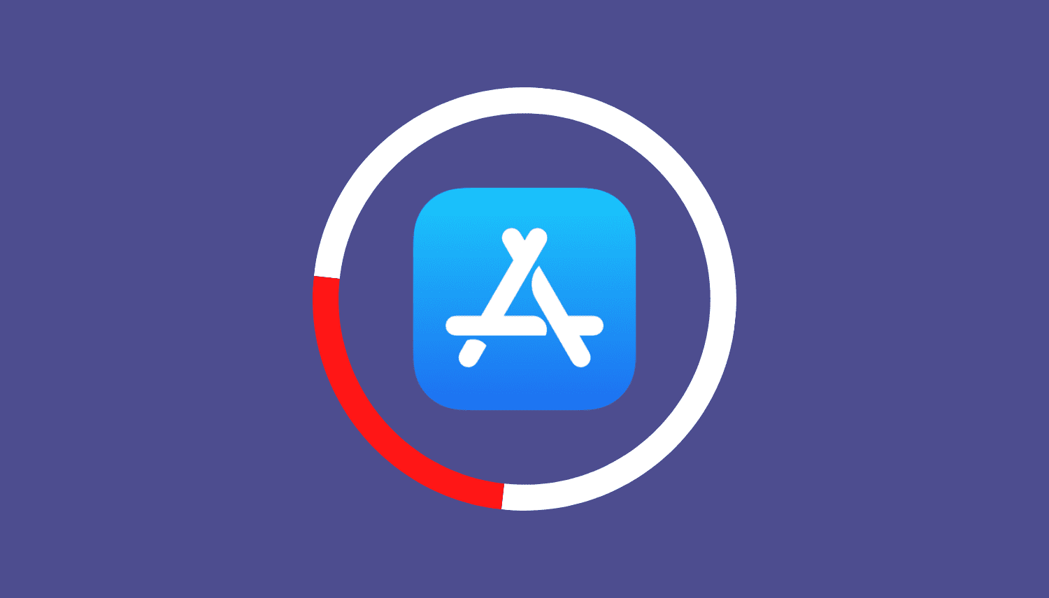 App Store icon on a dark background