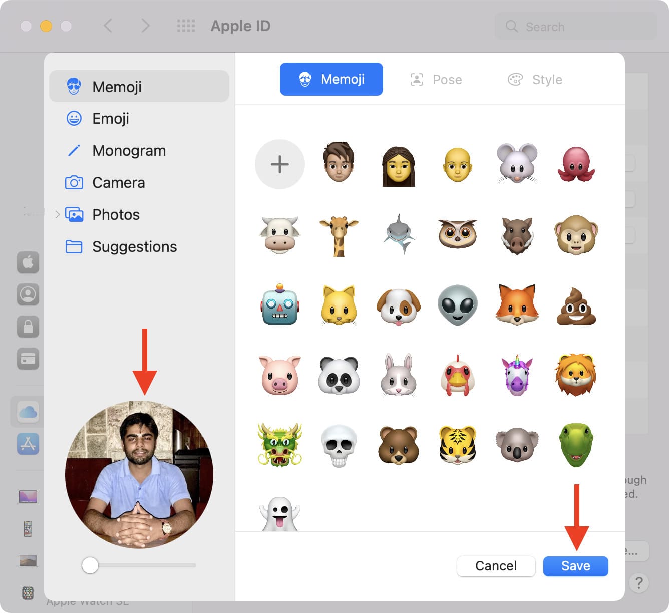 How to change your iCloud profile picture