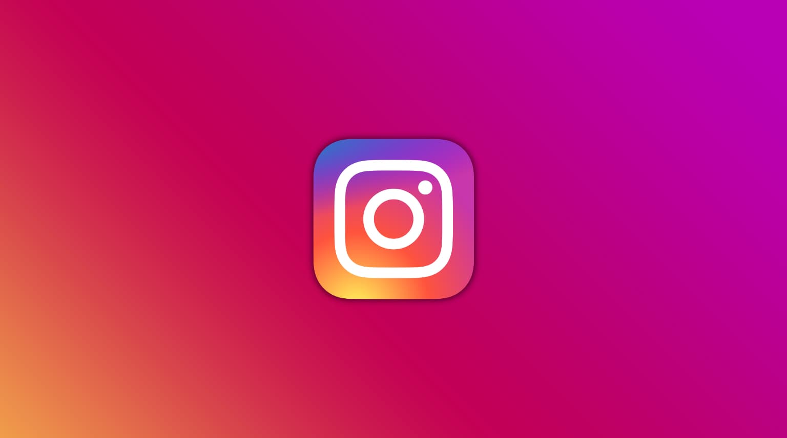 High quality Instagram logo on a gradient background