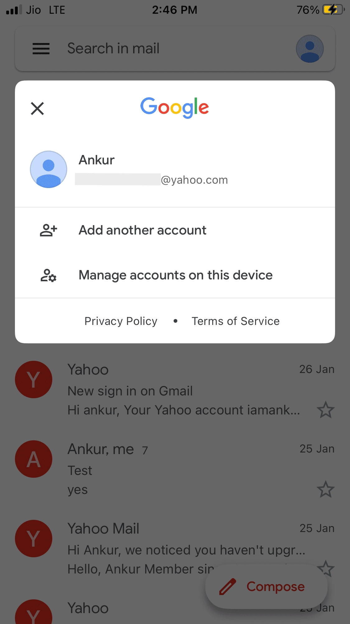 Can you add a non-Gmail account to Gmail desktop?