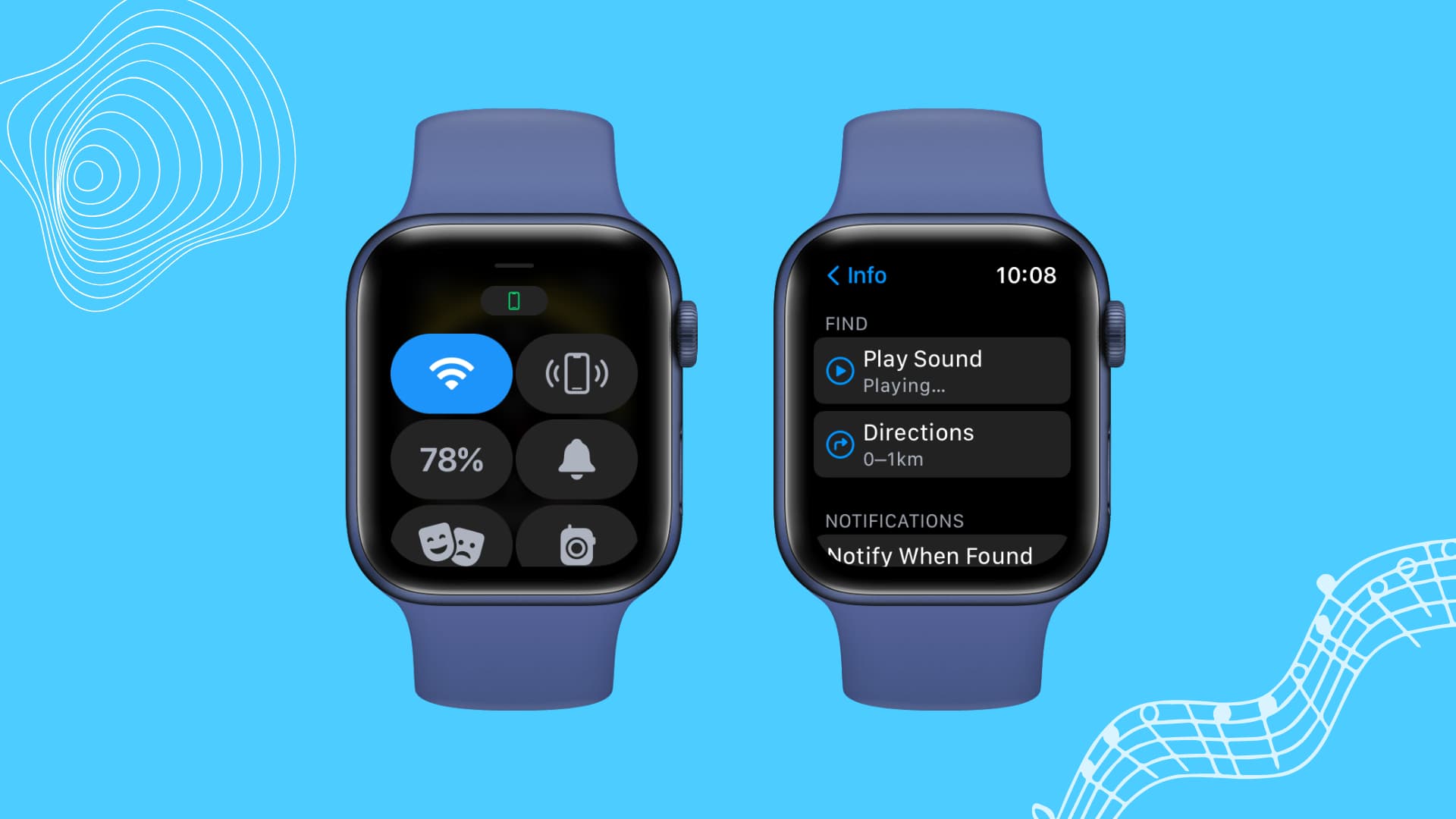 Ping your iPhone using Apple Watch