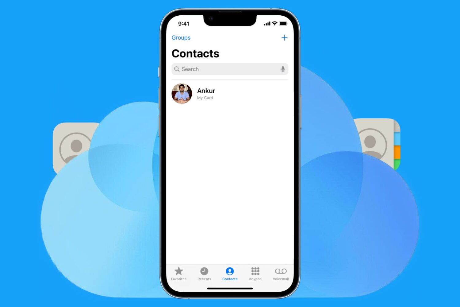 Restore missing iCloud contacts on iPhone