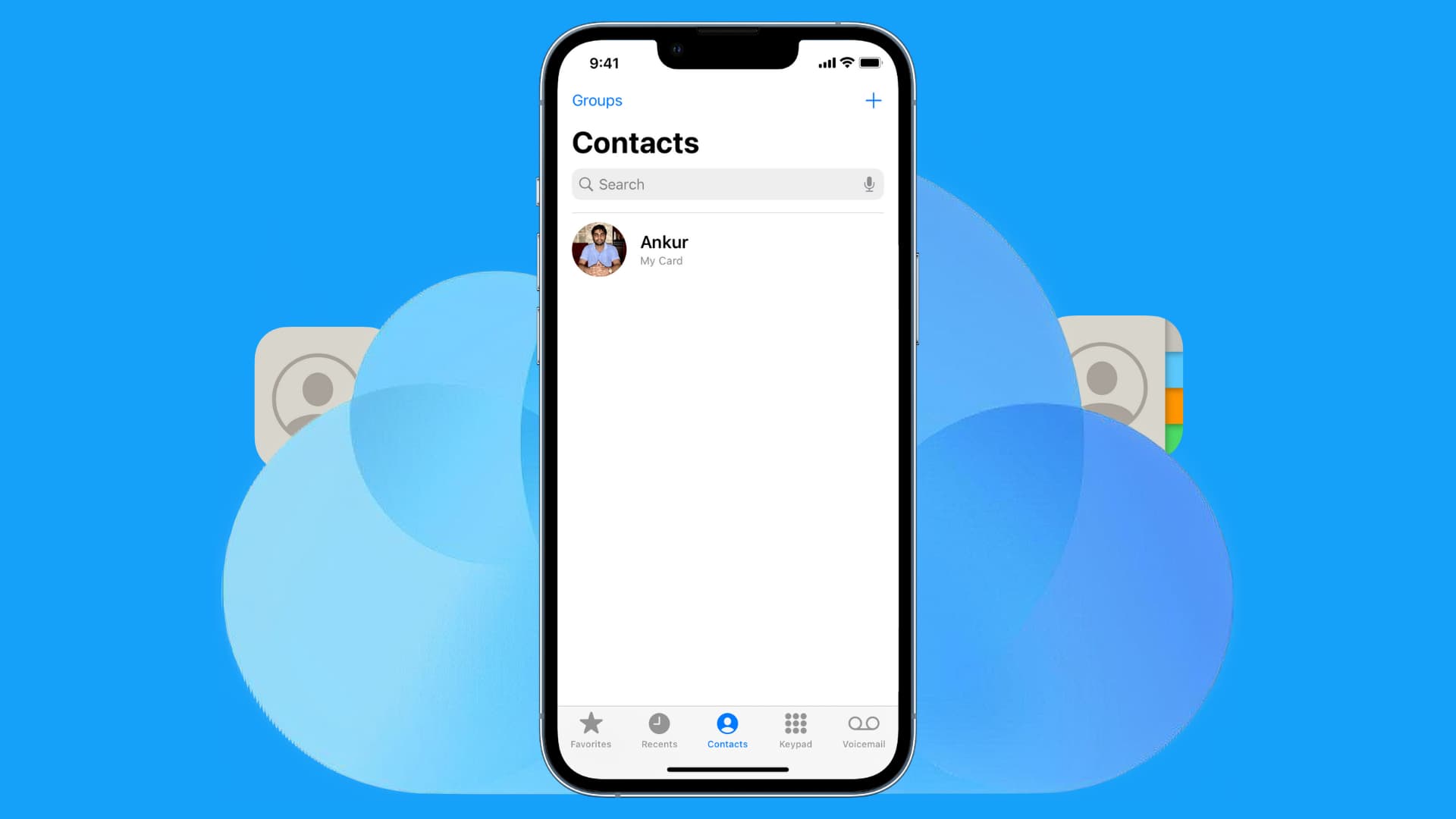 Restore missing iCloud contacts on iPhone