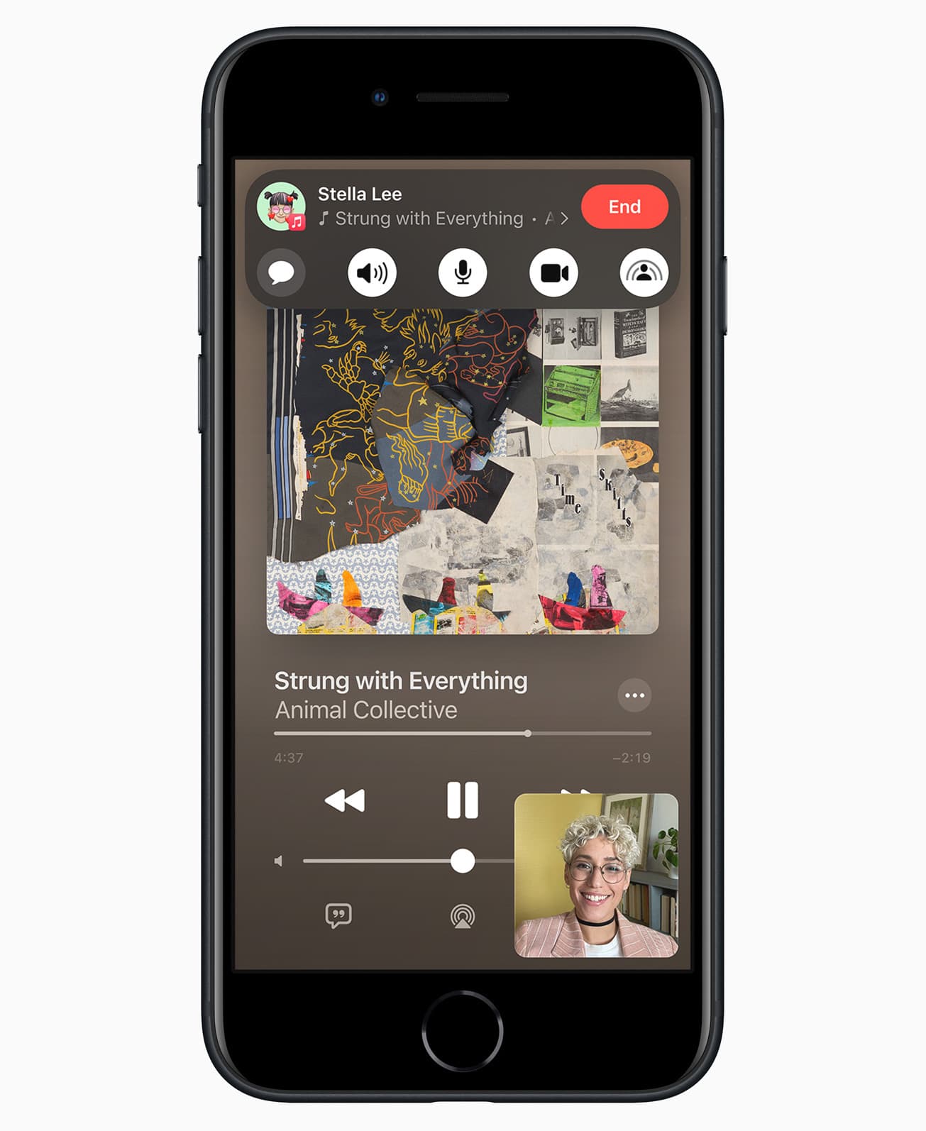 SharePlay on iPhone SE 2022
