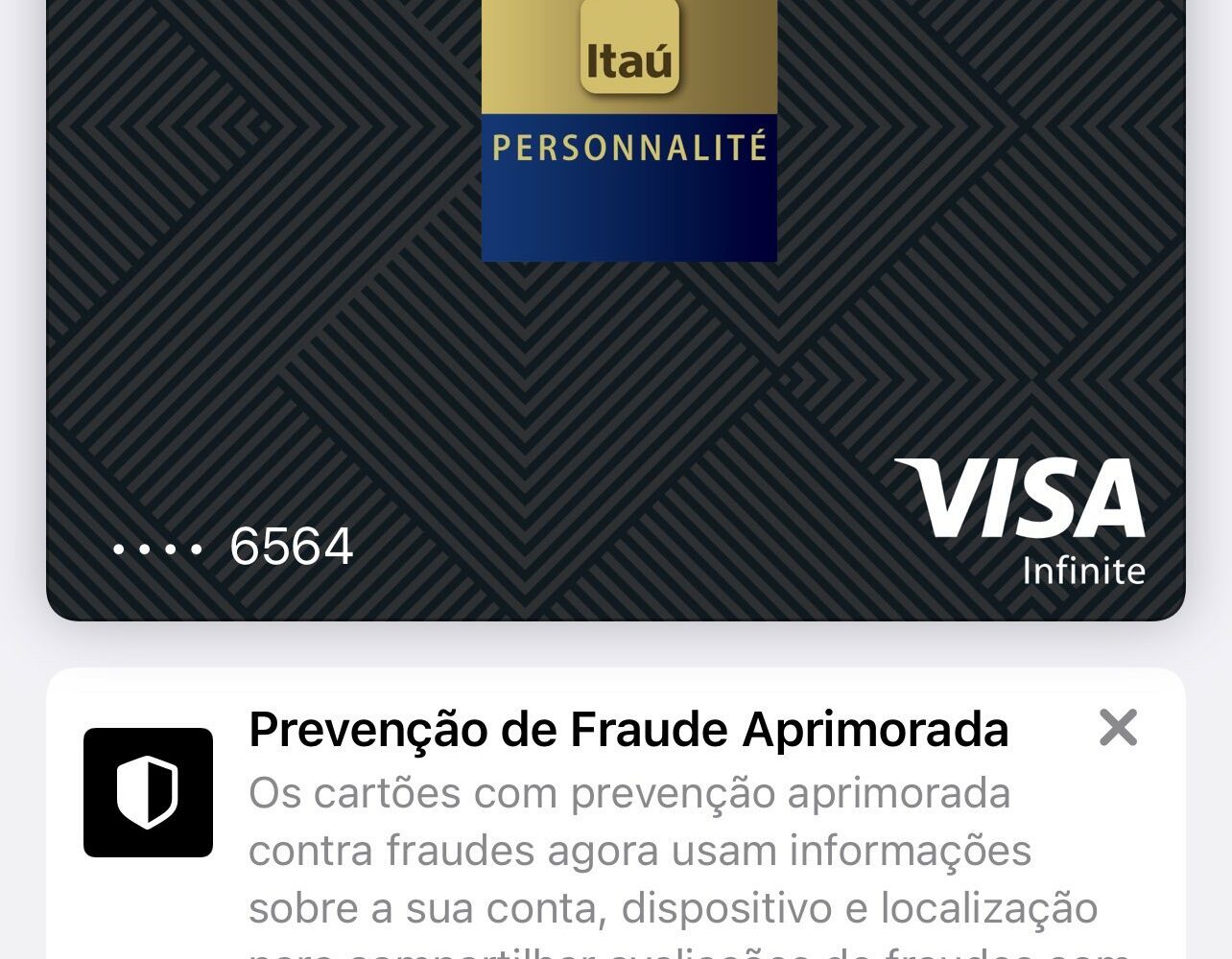 A prompt in Apple's Wallet app for iPhone about the enhanced fraud prevention feature