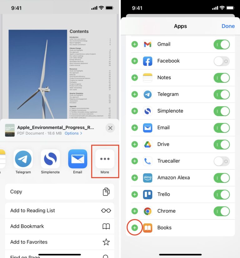 How to save PDF files to the Books app on iPhone and iPad