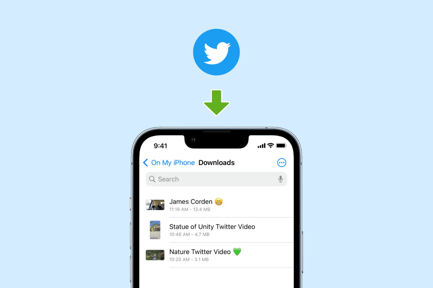 How to download Twitter video on iPhone