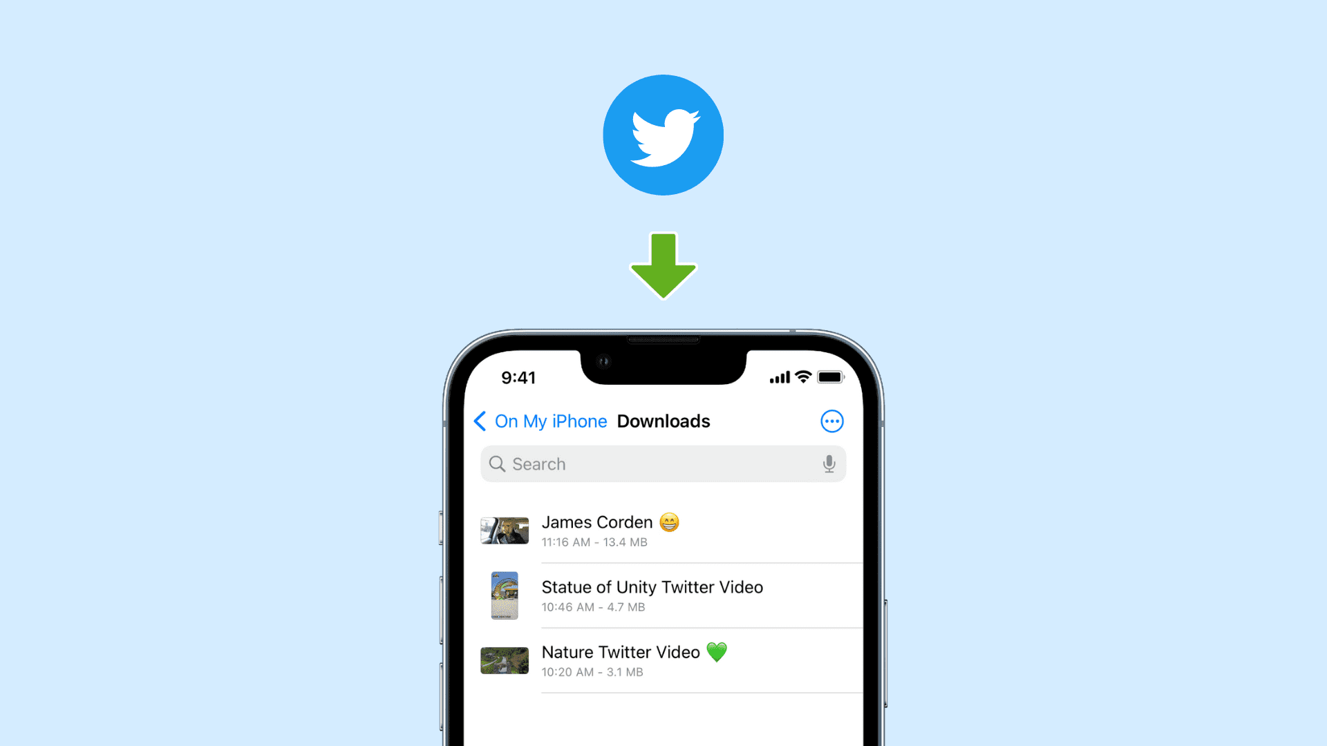 How to download Twitter video on iPhone