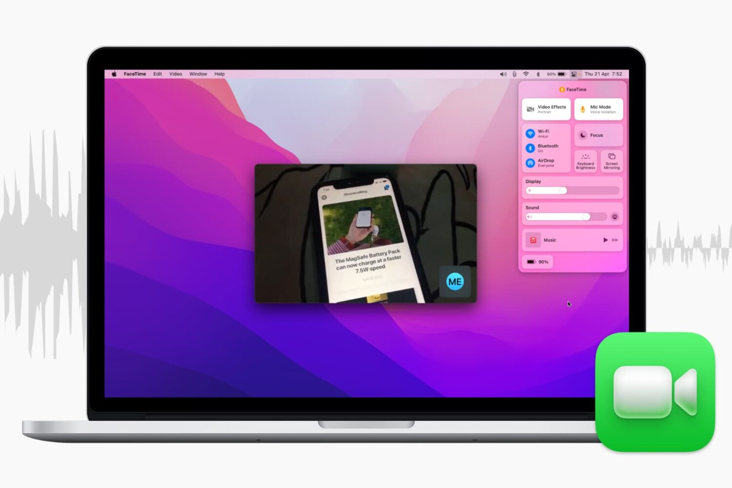 Filter out background sound in video calls on Mac