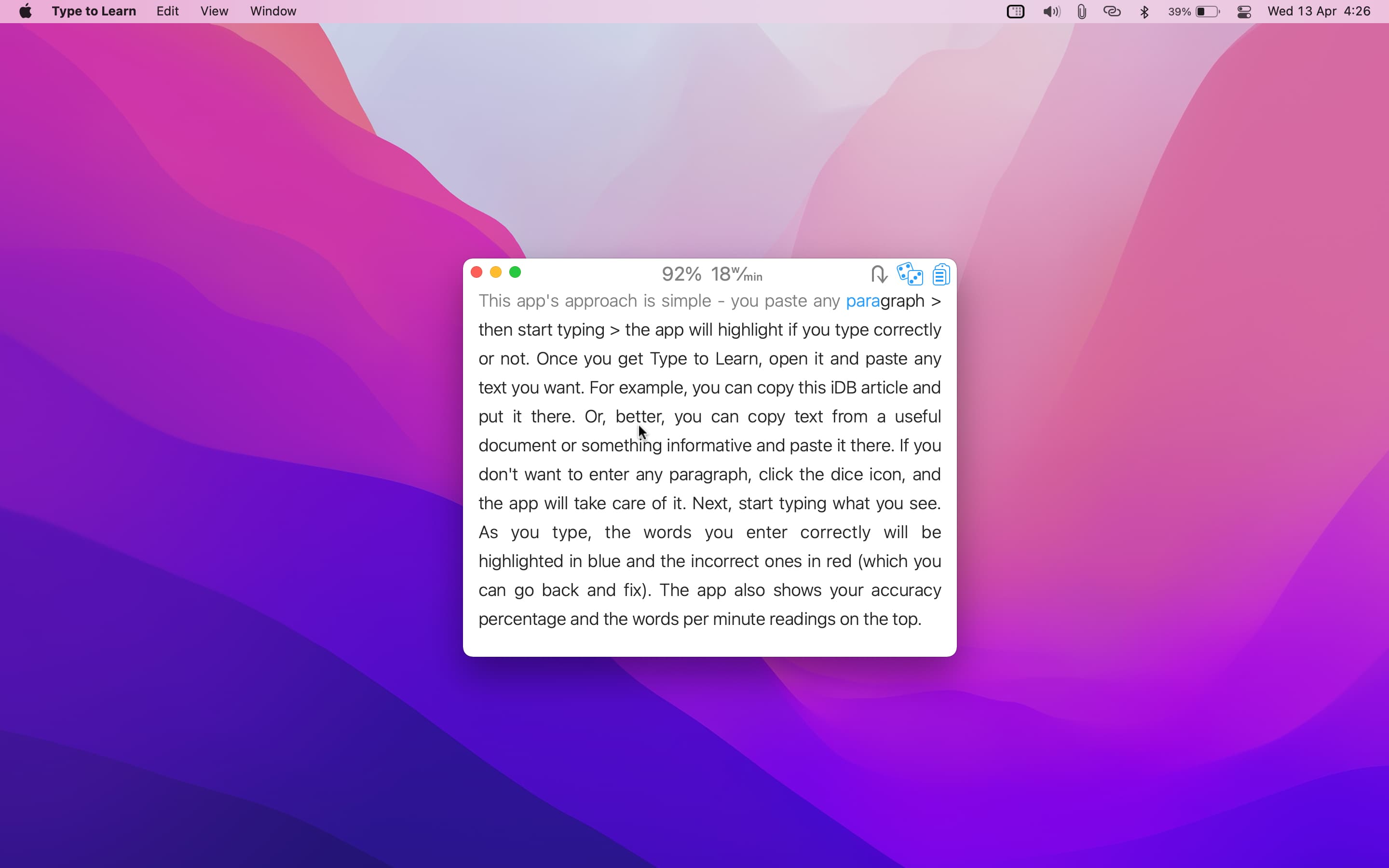 Type to Learn free Mac typing app