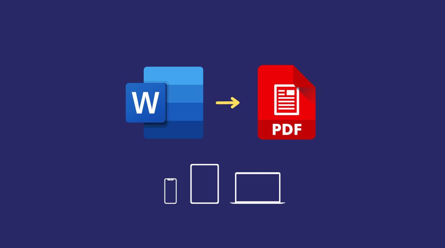 Free methods to convert Word to PDF on iPhone, iPad, and Mac