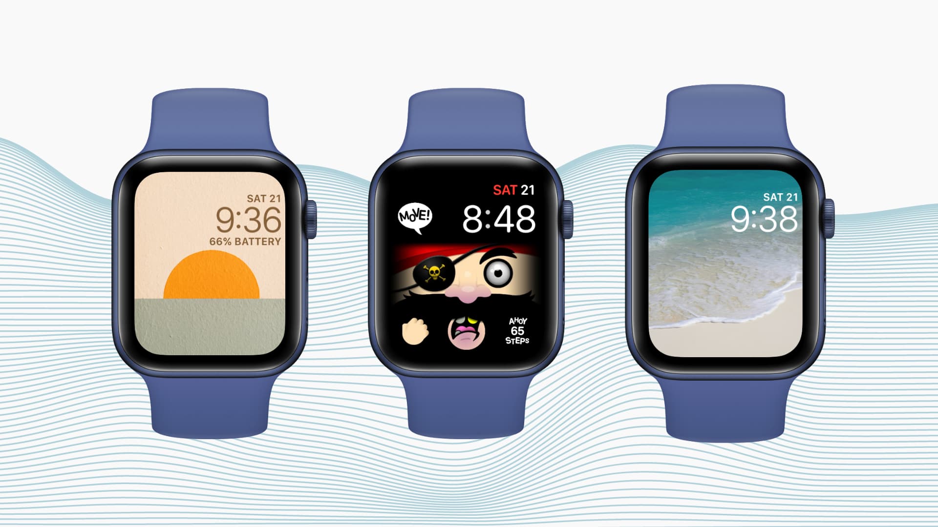 Custom watch faces on Apple Watch