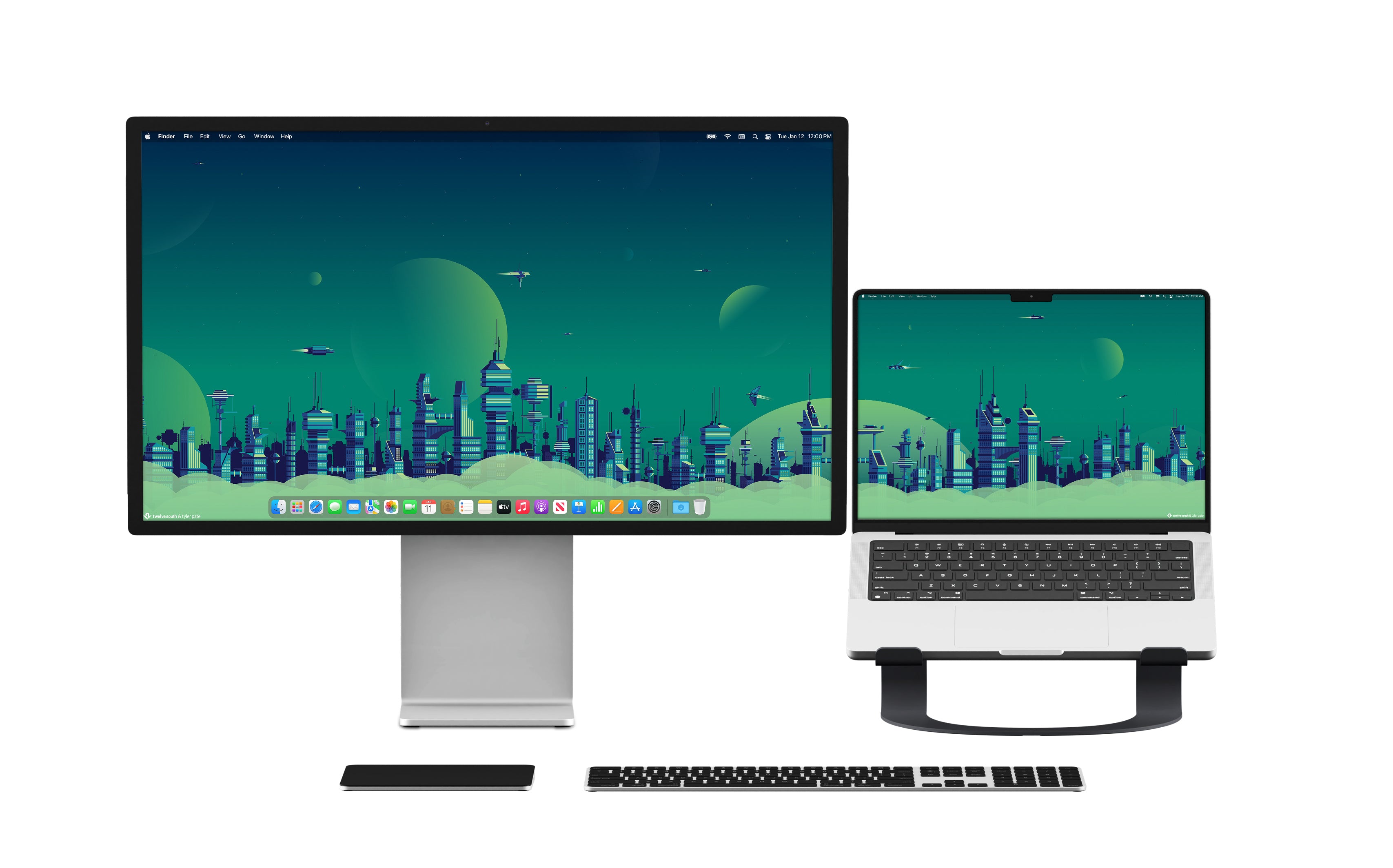 Star Wars inspired dual screen wallpapers by Twelve South