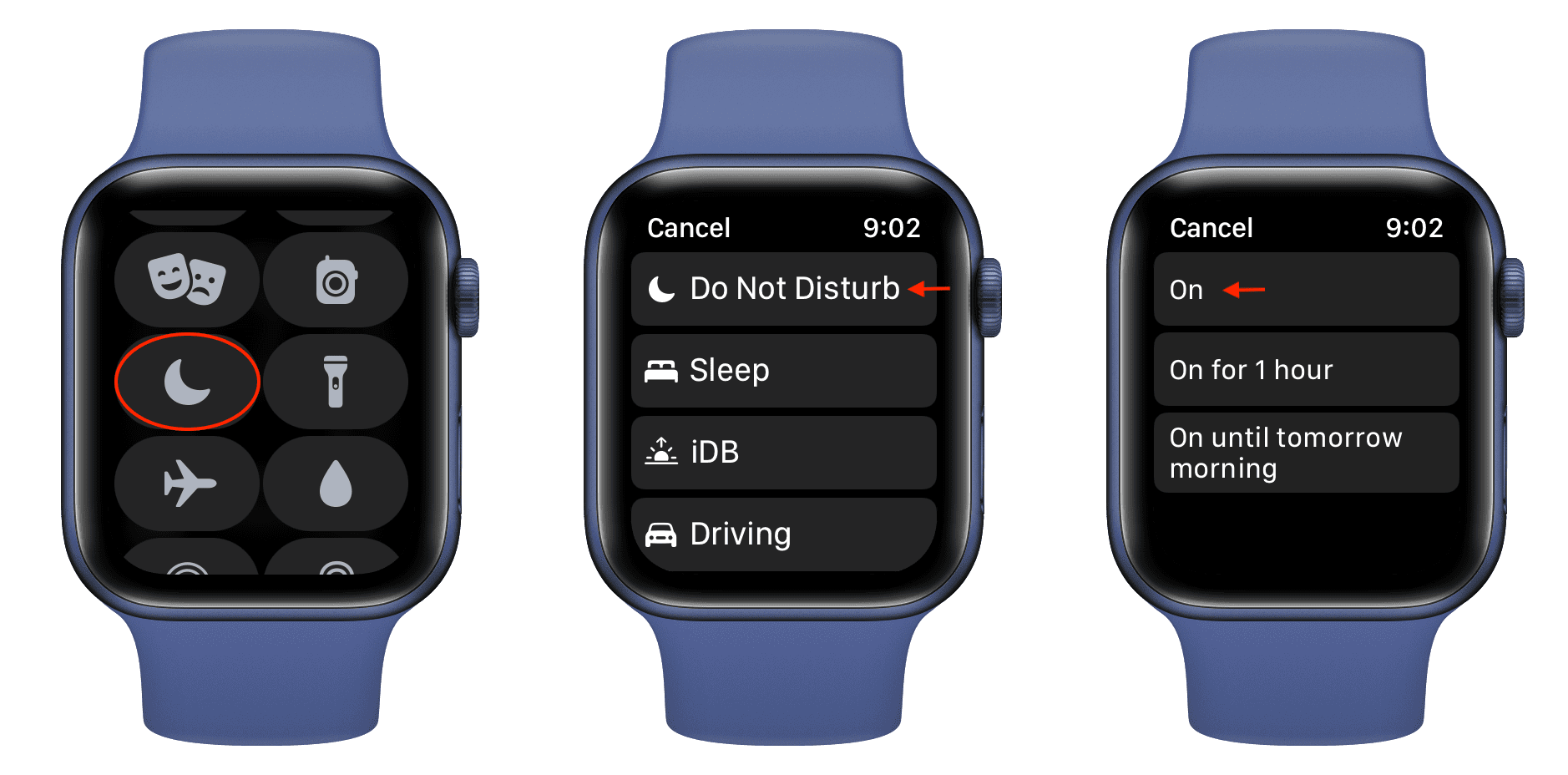 Enable Do Not Disturb on Apple Watch to stop incoming call notifications