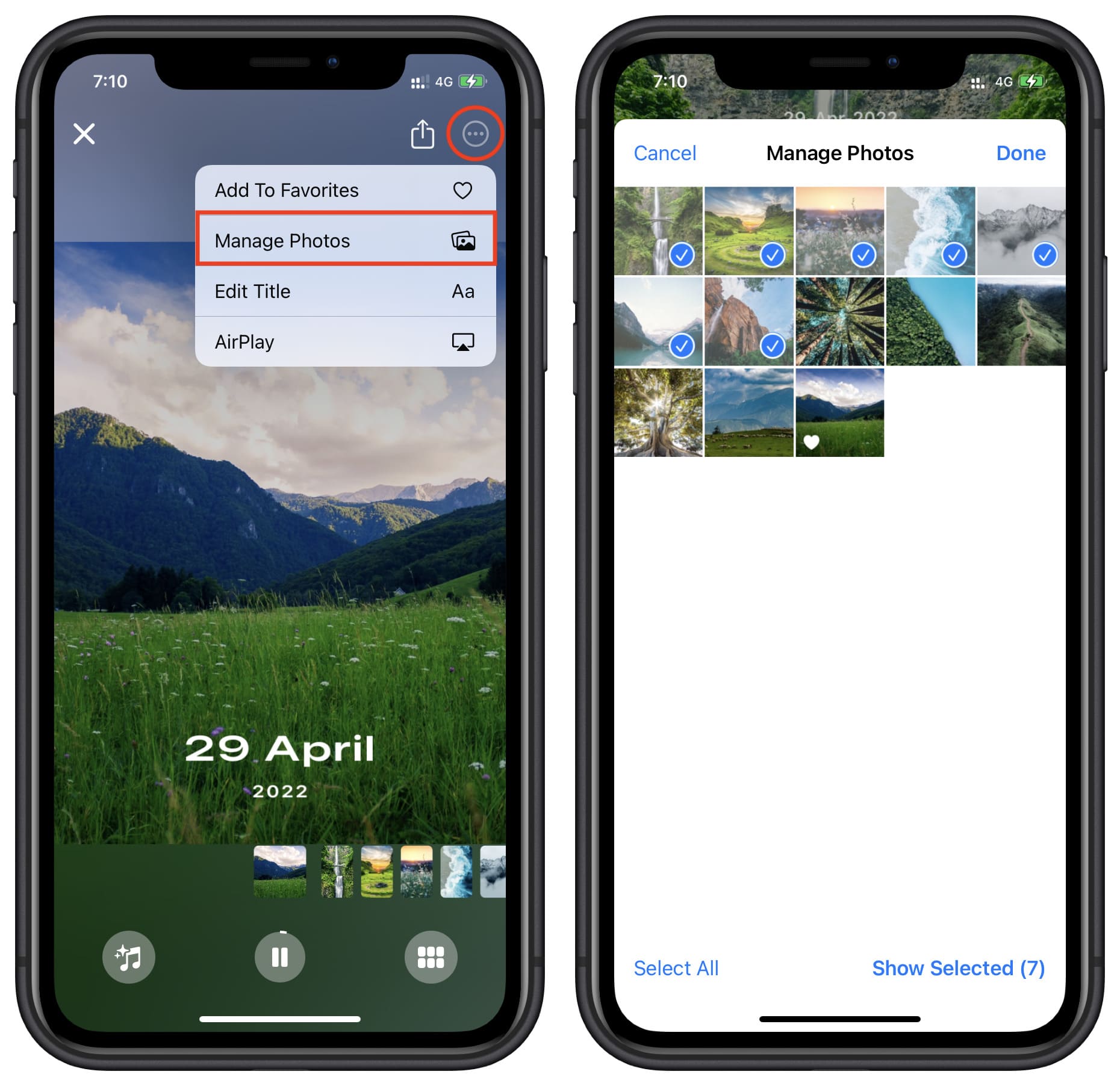 Manage Photos in Memory on iPhone