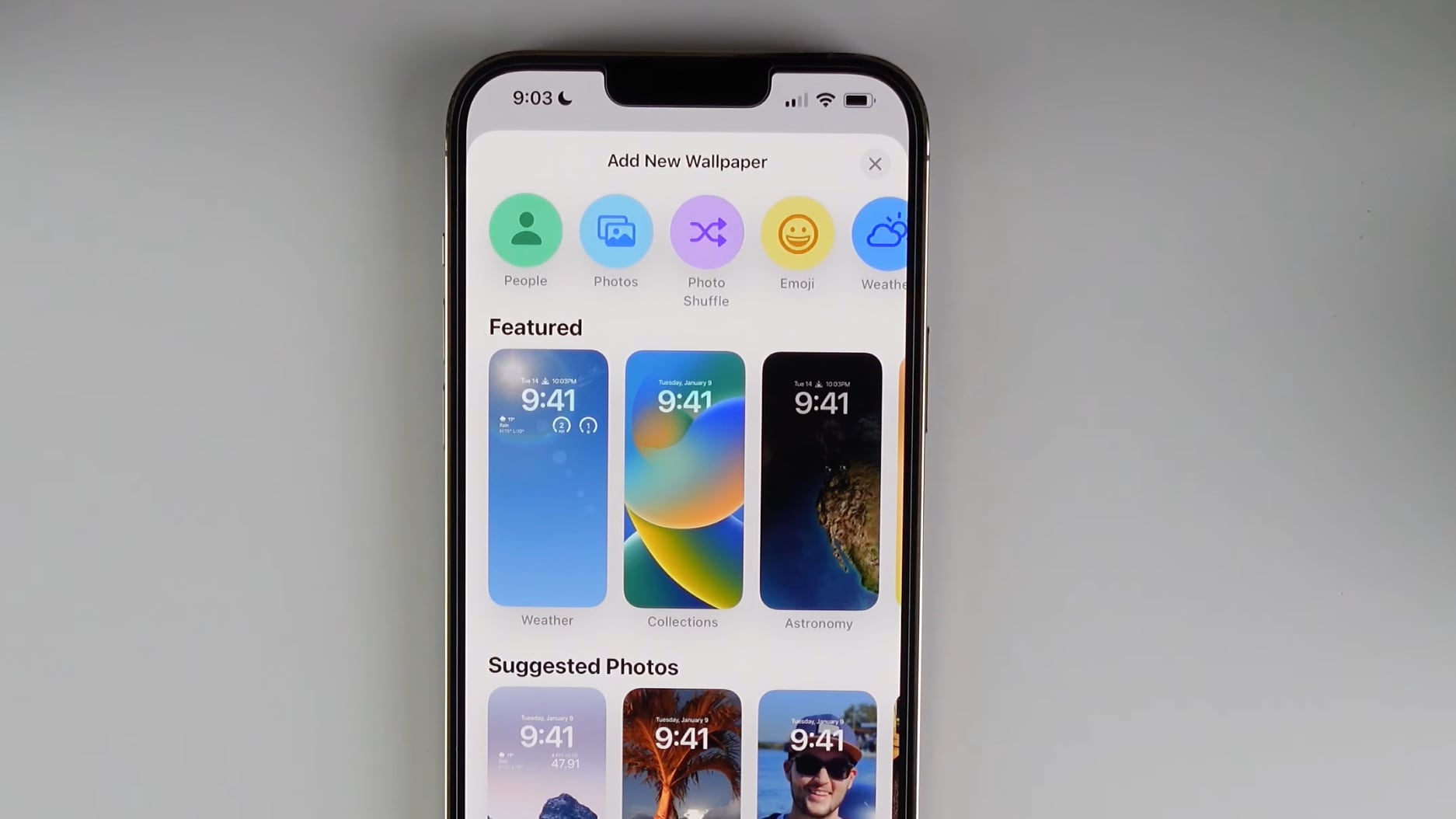 A still image from iDownloadBlog's video showcasing Apple's redesigned iPhone wallpaper experience in iOS 16