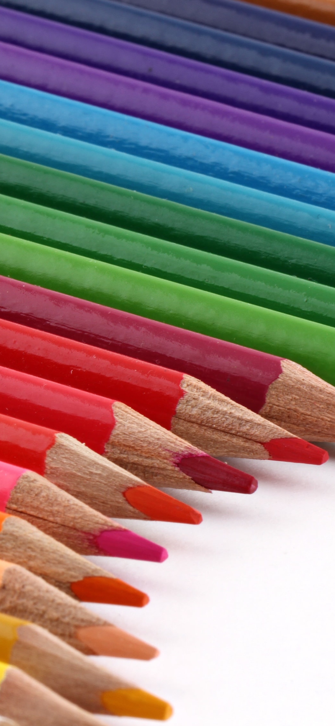 Colorful pencils wallpapers for iPhone pack