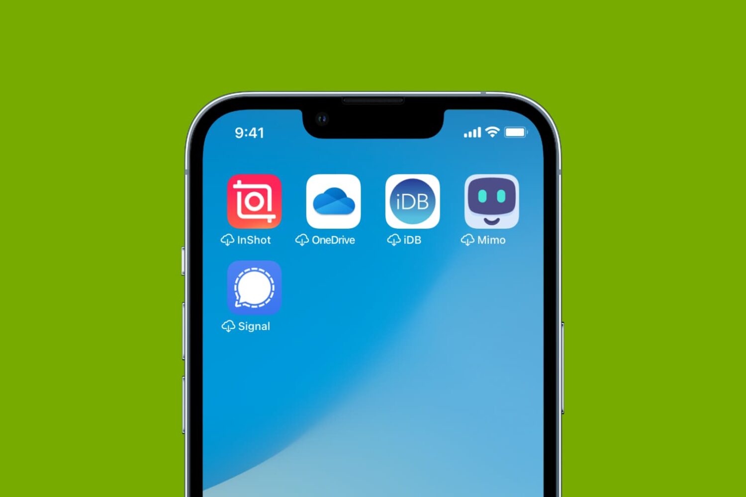 Some offloaded apps on iPhone Home Screen