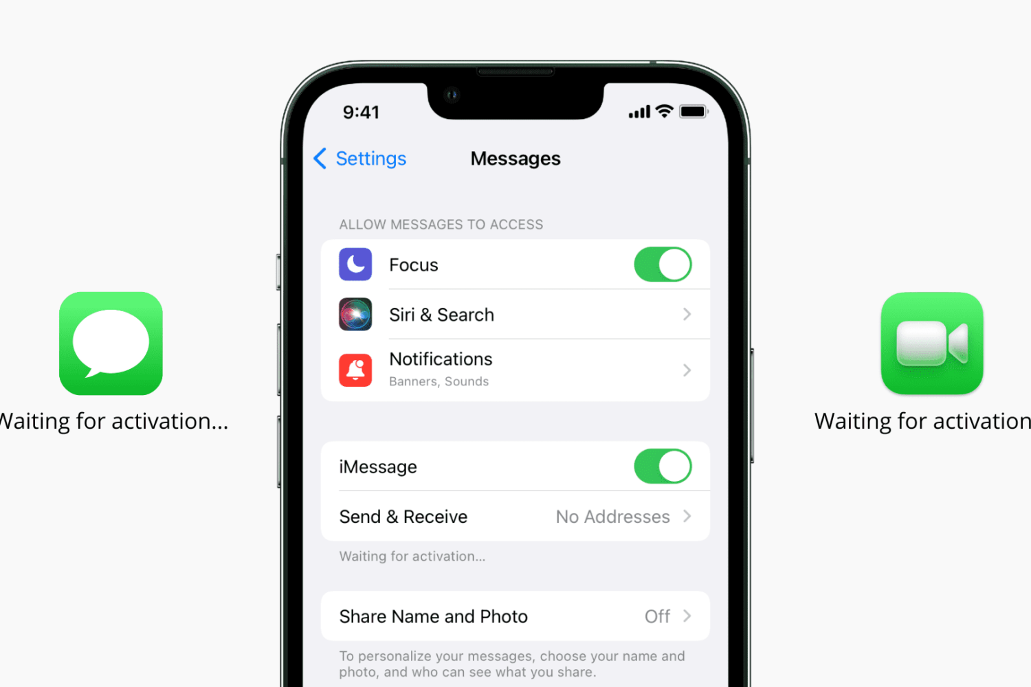 Fix Waiting for activation error in iMessage and FaceTime on iPhone
