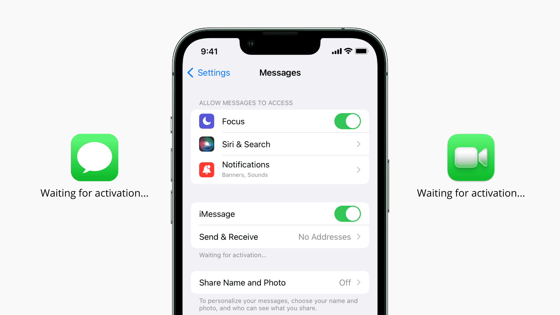 Fix Waiting for activation error in iMessage and FaceTime on iPhone