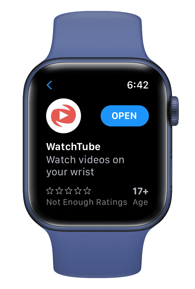 WatchTube to watch videos on your Apple Watch