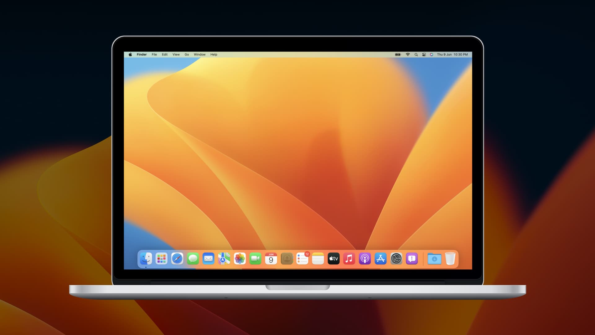 macOS Ventura running on a MacBook
