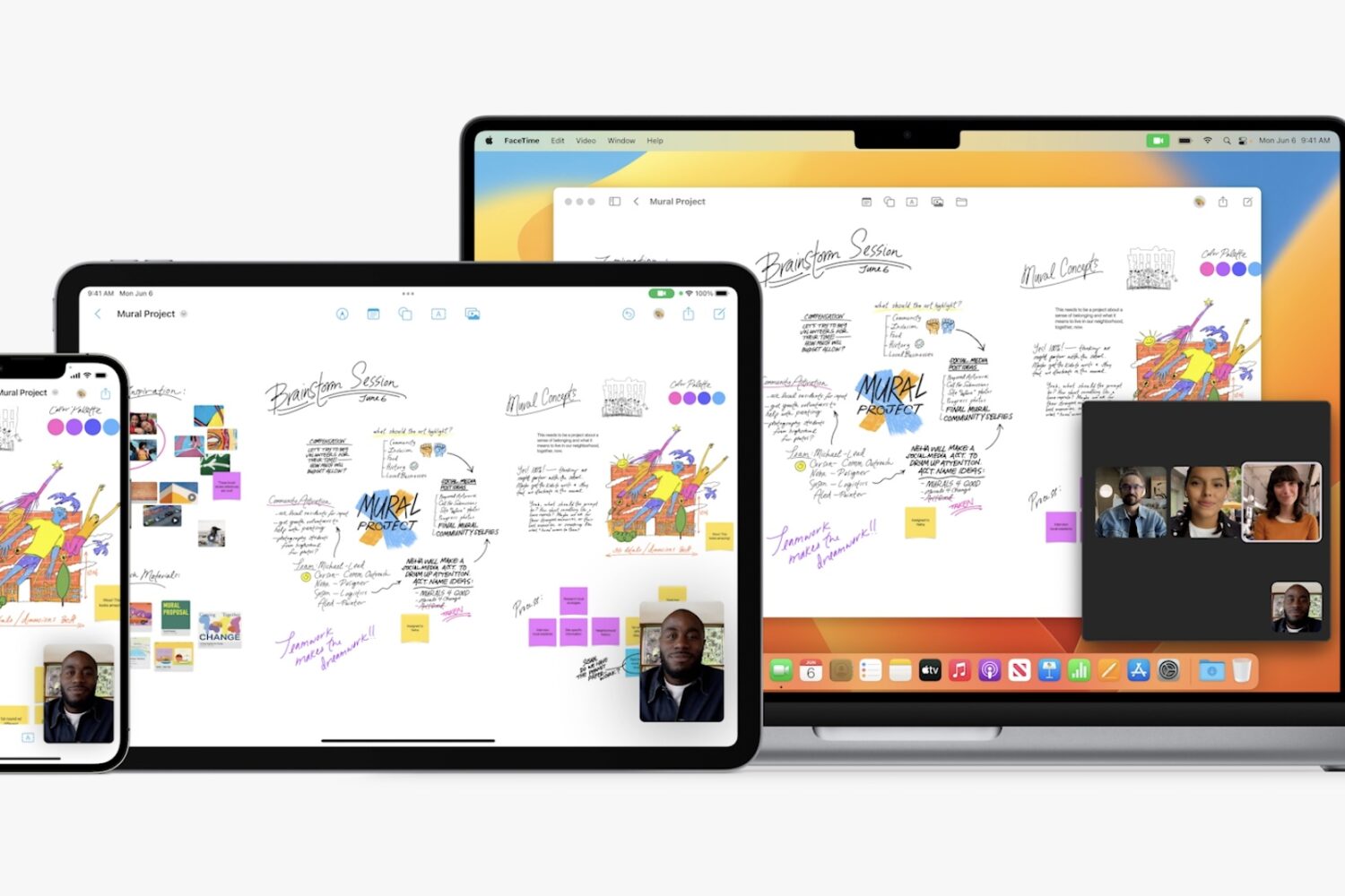 Apple's Freefrom app on iPhone, iPad and Mac