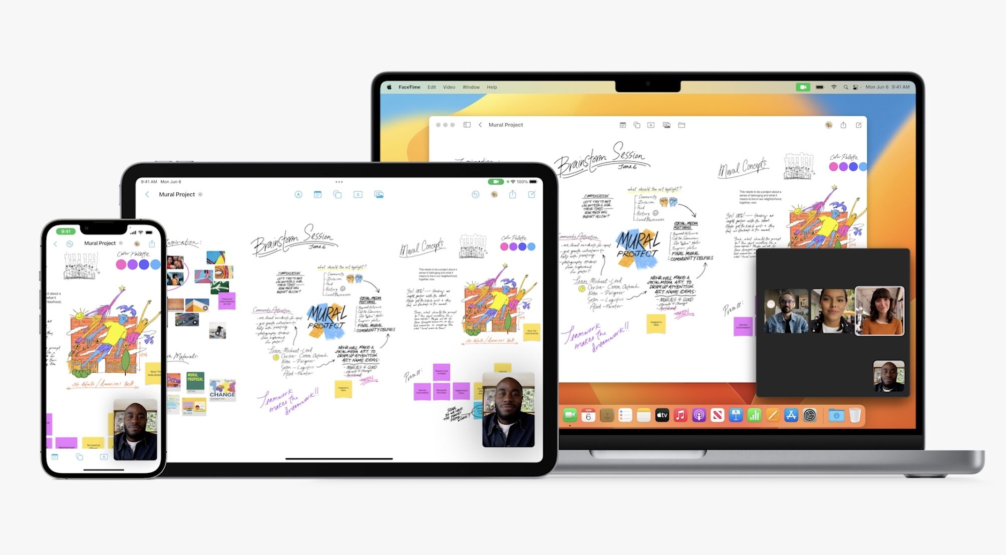 Apple's Freefrom app on iPhone, iPad and Mac