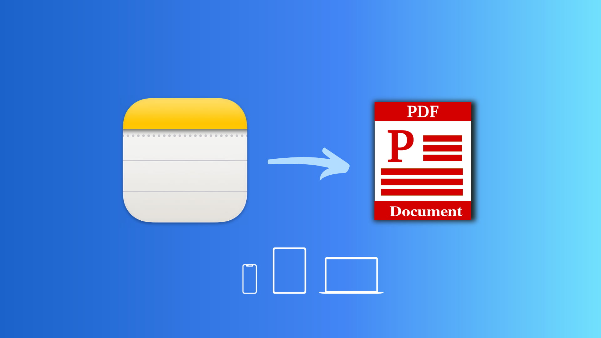 Save Apple Notes to PDF on iPhone, iPad, and Mac