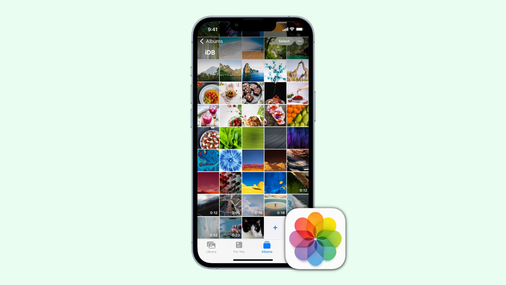 Photos app on iPhone