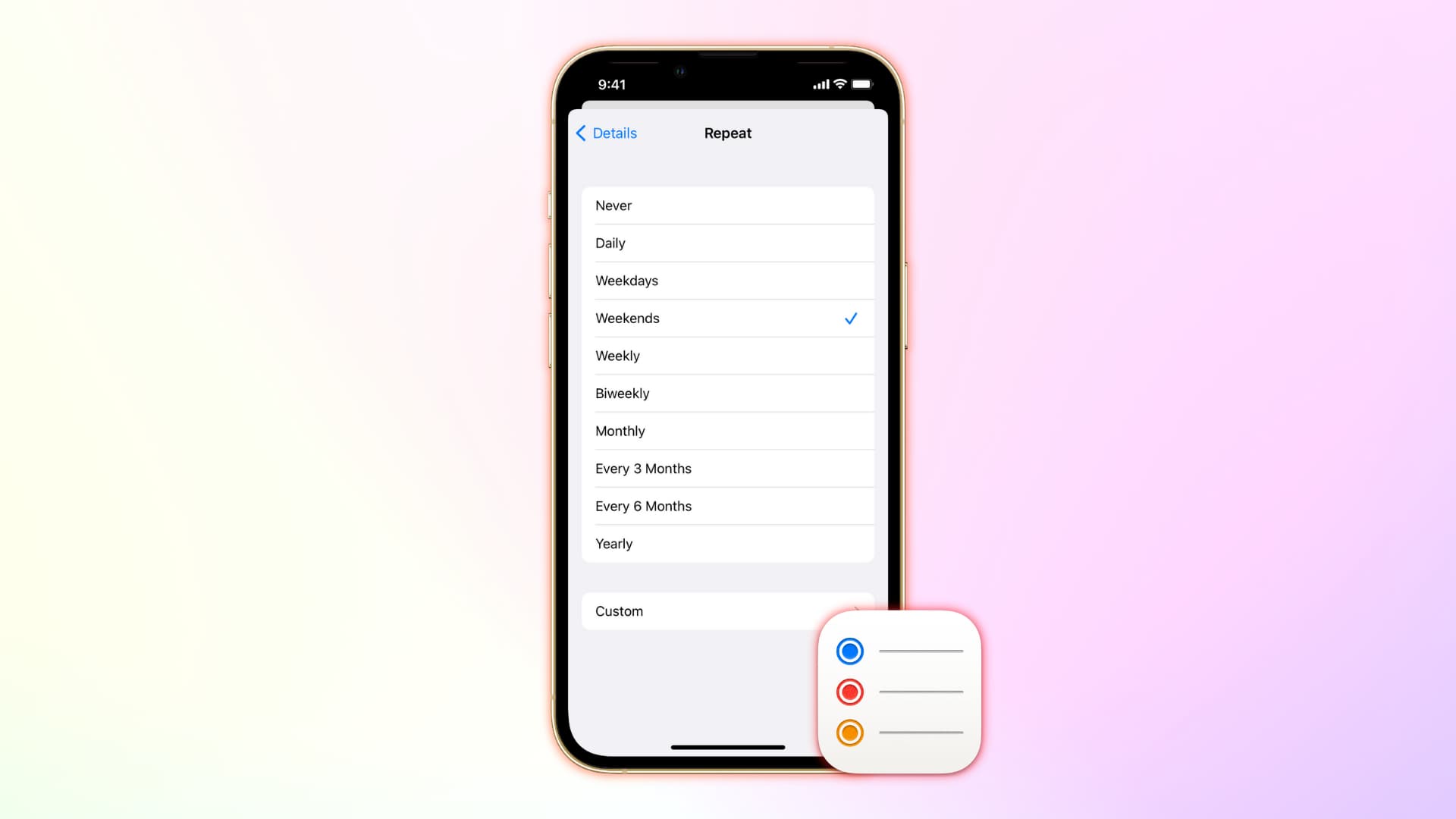 How to set up repeating reminders on iPhone, iPad, and Mac