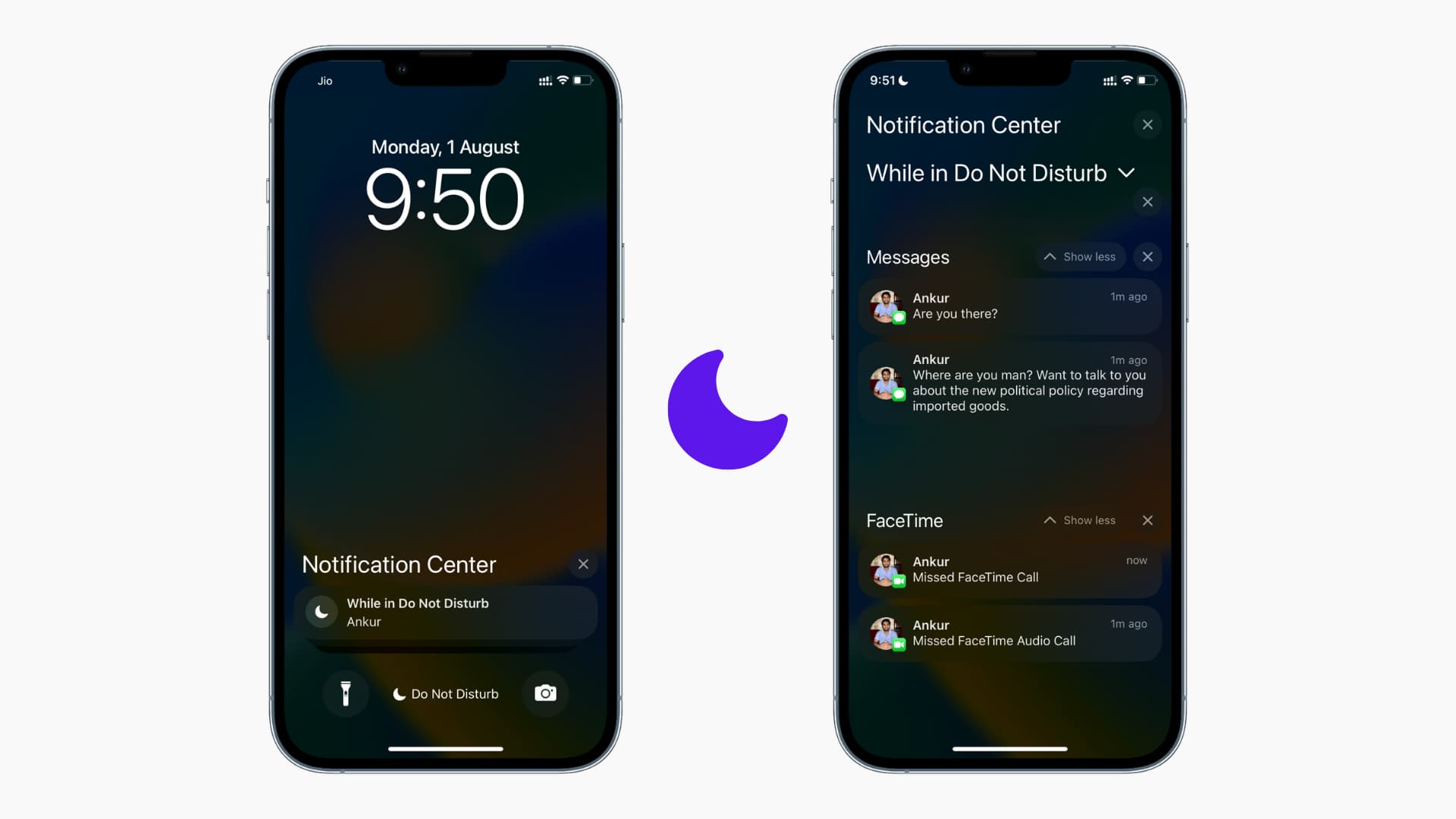 Notifications While in Do Not Disturb on iPhone