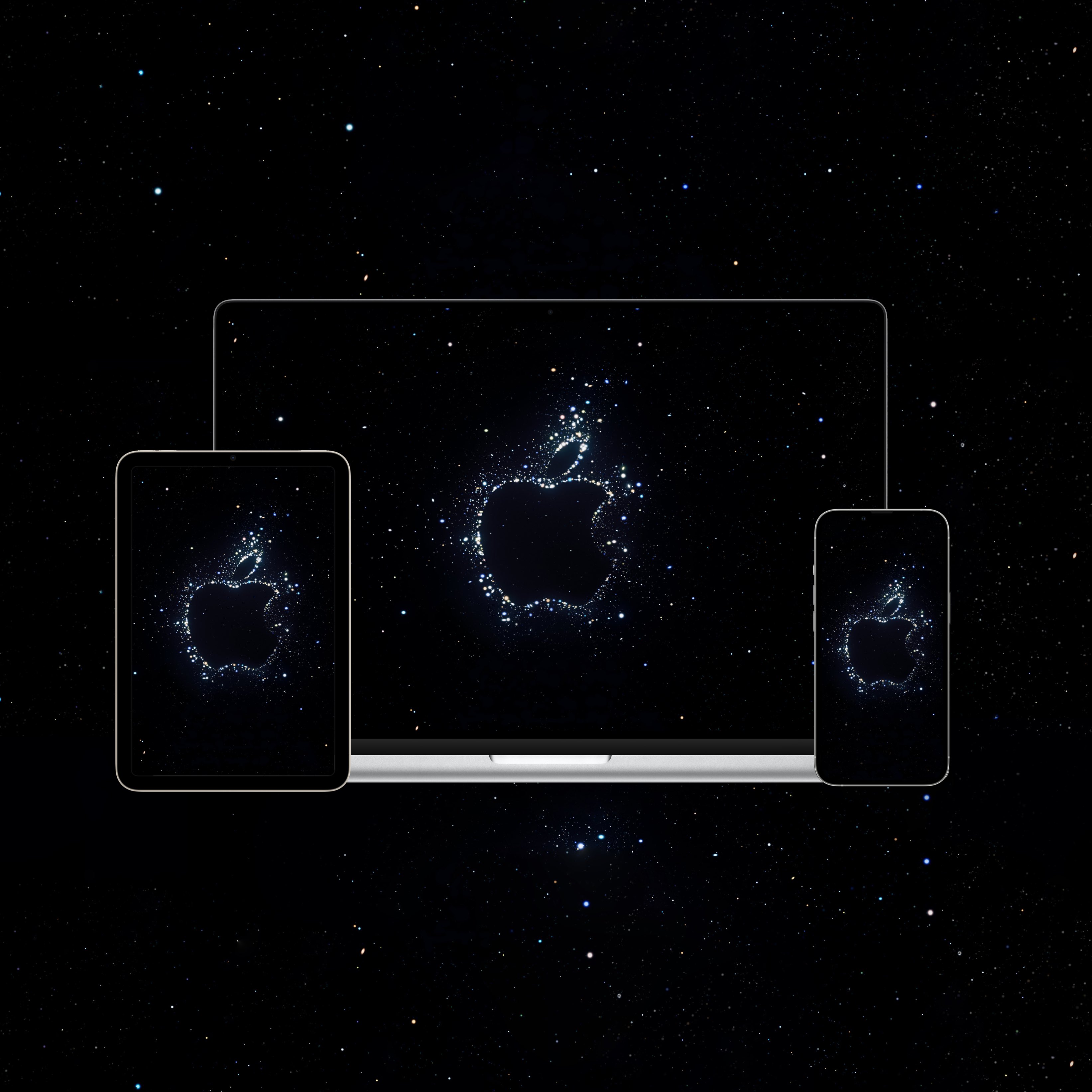 Apple's "Far out" event wallpapers for