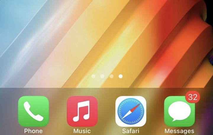 Add labels to your Home Screen’s docked app Icons.