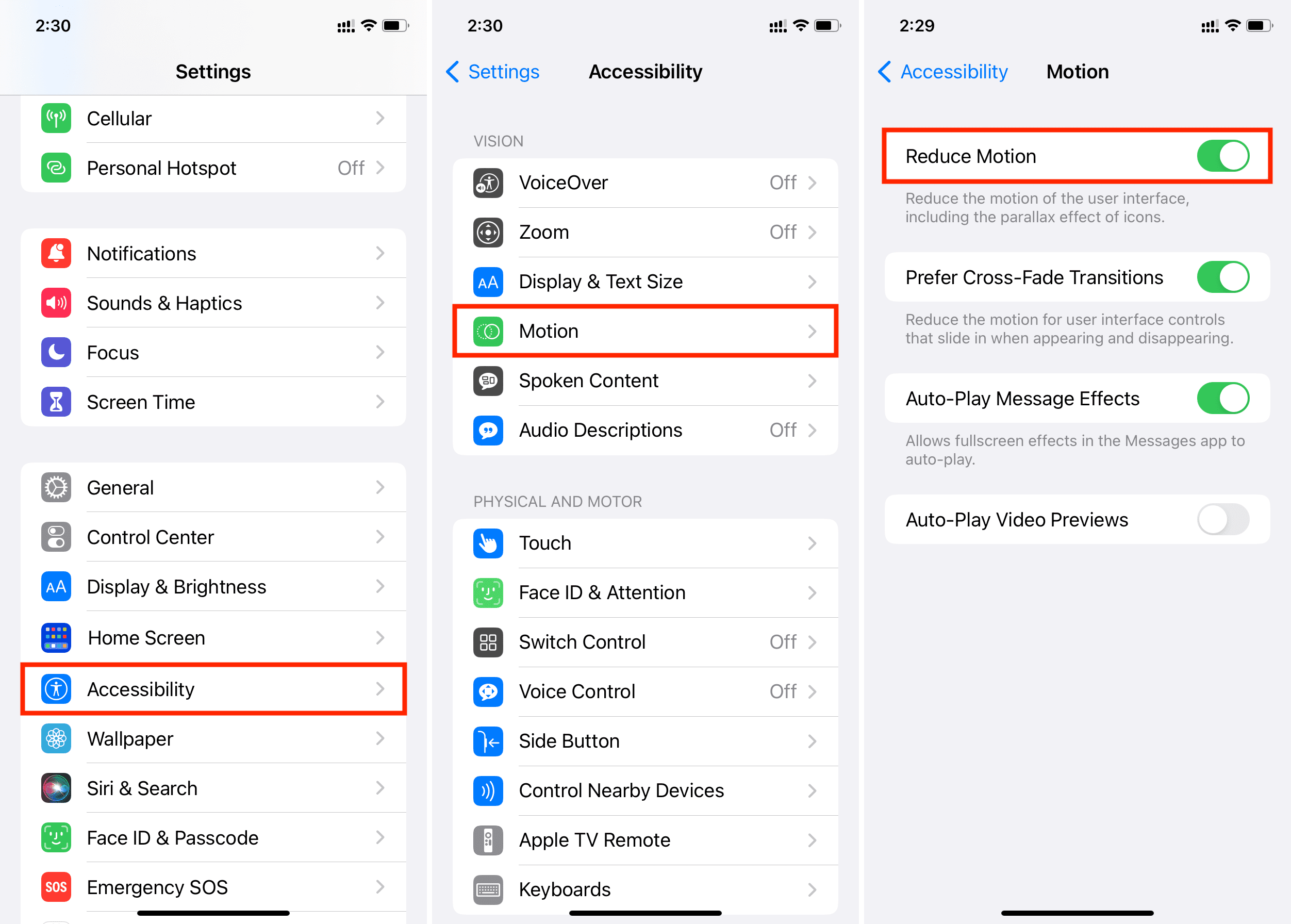 How to turn off animations on iPhone and iPad