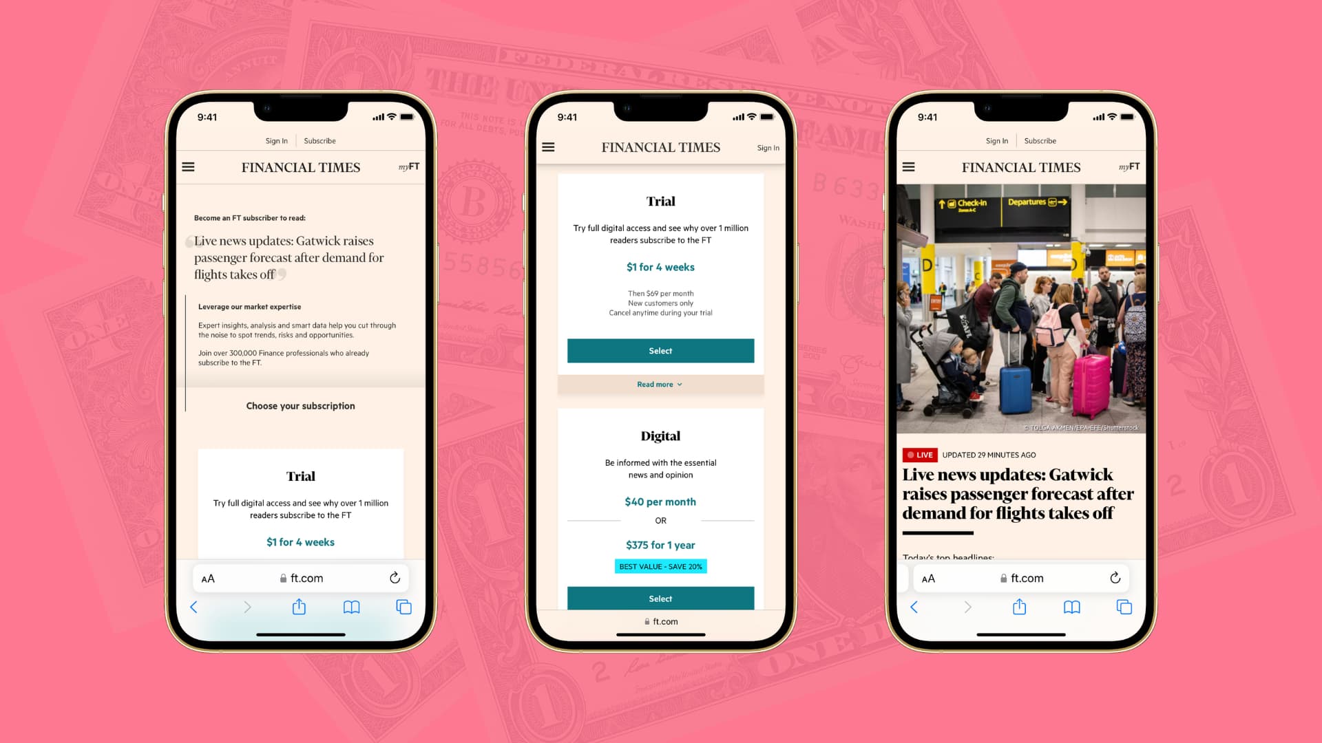 Read paywall news articles for free without payment or subscription on iPhone