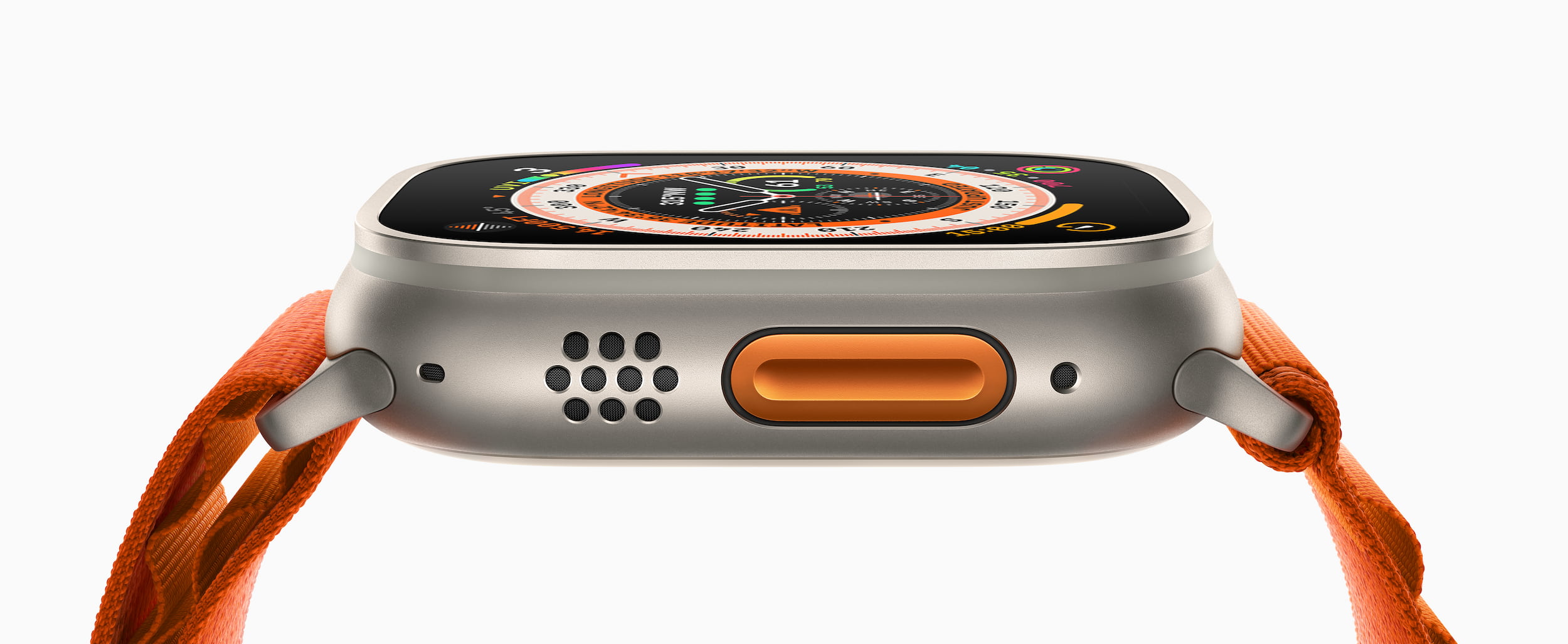 Apple Watch Ultra showing off its Action button