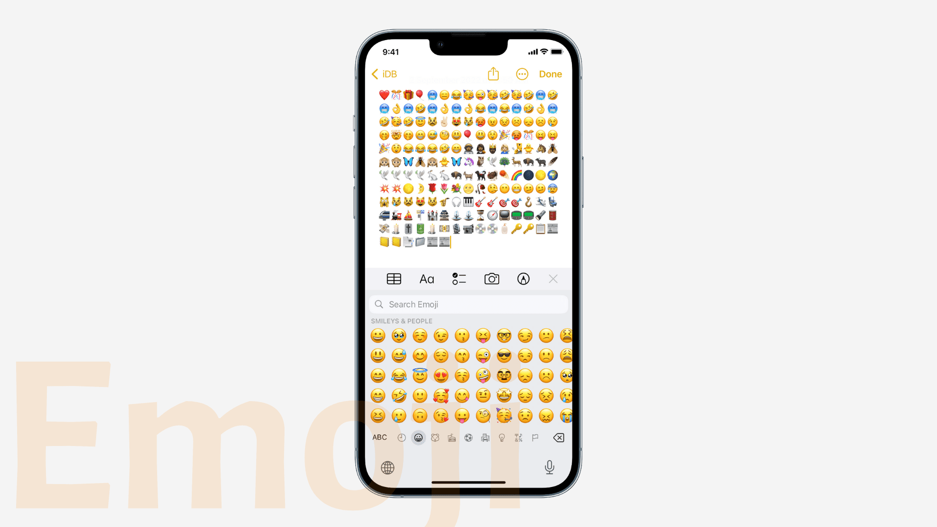 Improvements to Emoji in iOS 16
